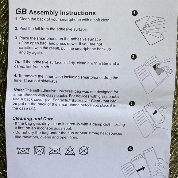 New Ivory Smart Phone Case / ID Wallet Ivory Cream - Picture 6 of 6